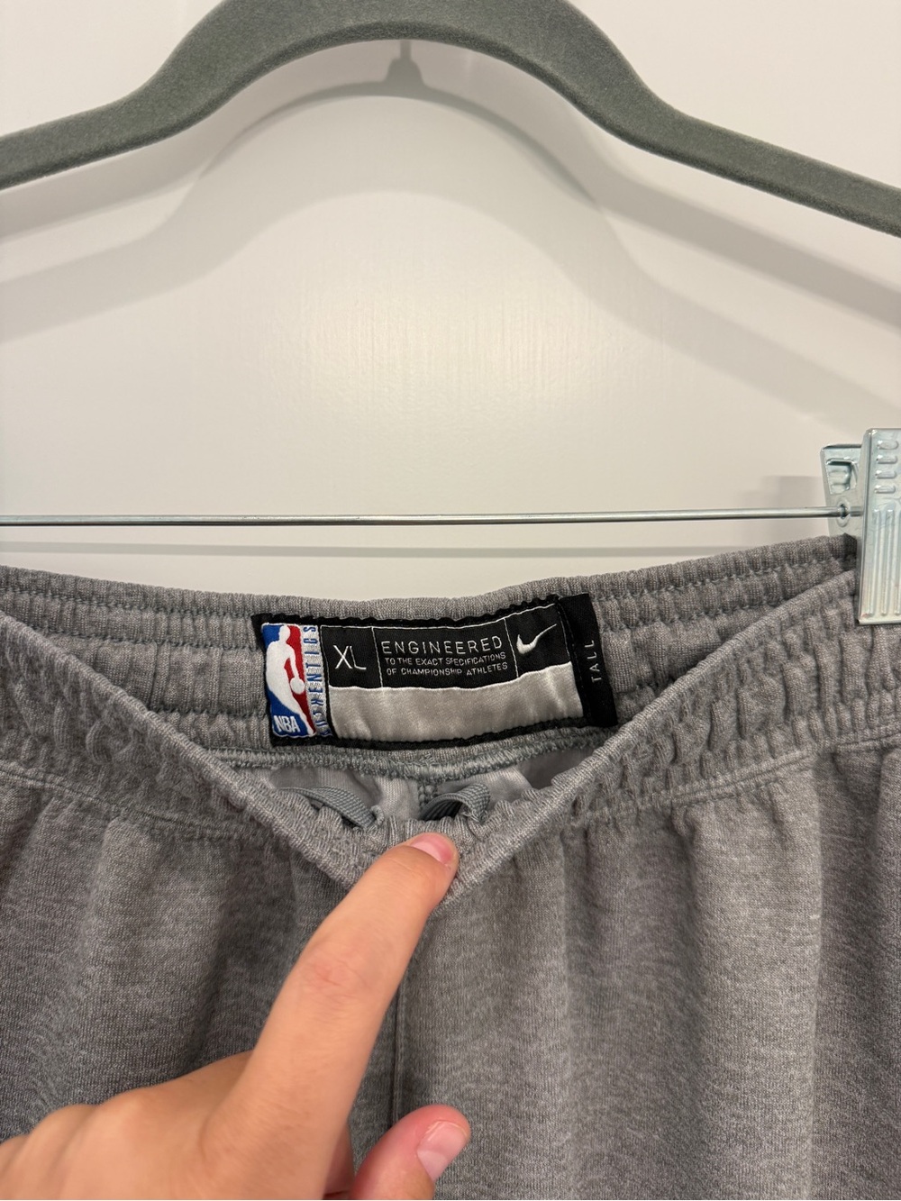 Nike NBA Grey Jogger Sweatpants XL Tall - Picture 3 of 6